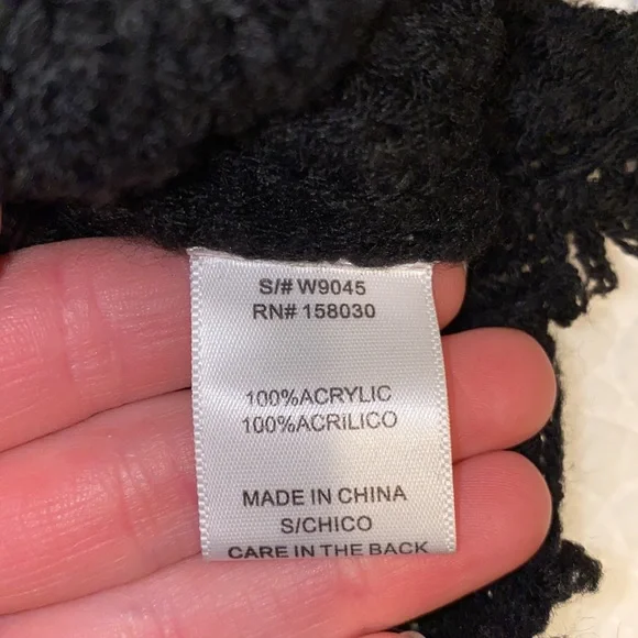 Black Ripped Sweater - Picture 5 of 5